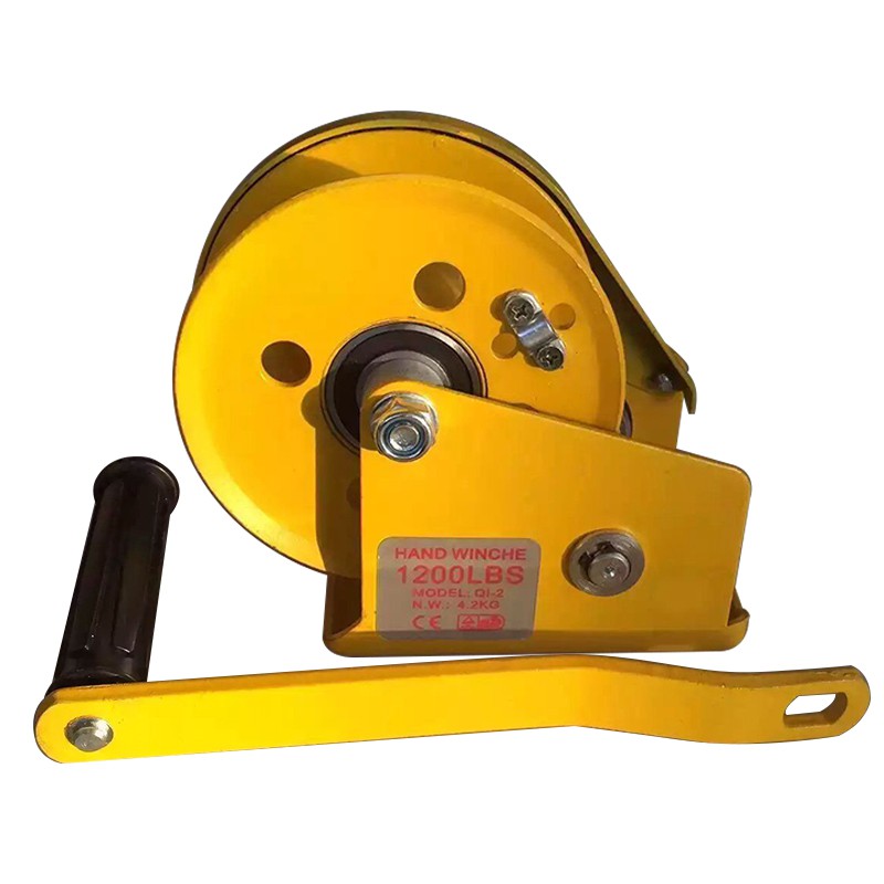 Tời quay tay không cáp 1800lbs KCB - Tải Trọng 816kg