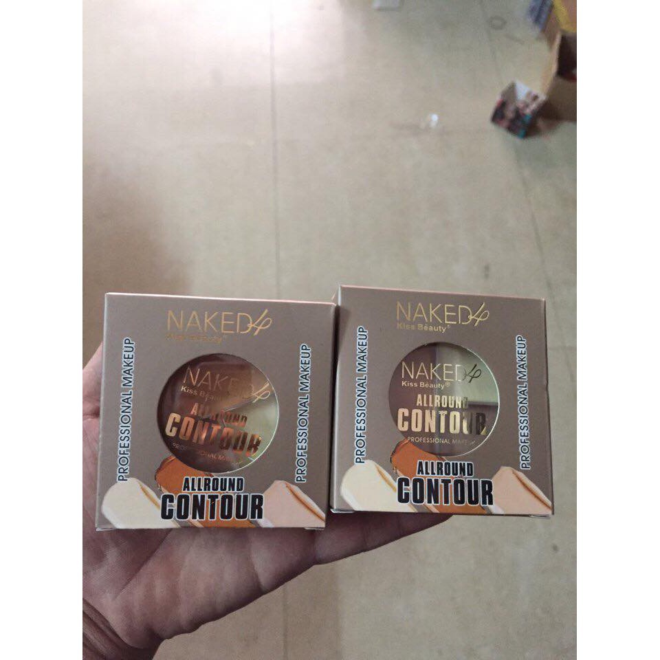 Phấn tạo khối 3 ngăn Naked 4 Profesional Combi Foundation 30g | BigBuy360 - bigbuy360.vn