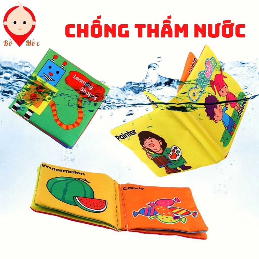 Tranh Vải In Họa Tiết Kích Thích Đa Giác Quan Chống Thấm Nước Cho Bé Vừa Học Vừa Chơi - Shop Bố Mốc