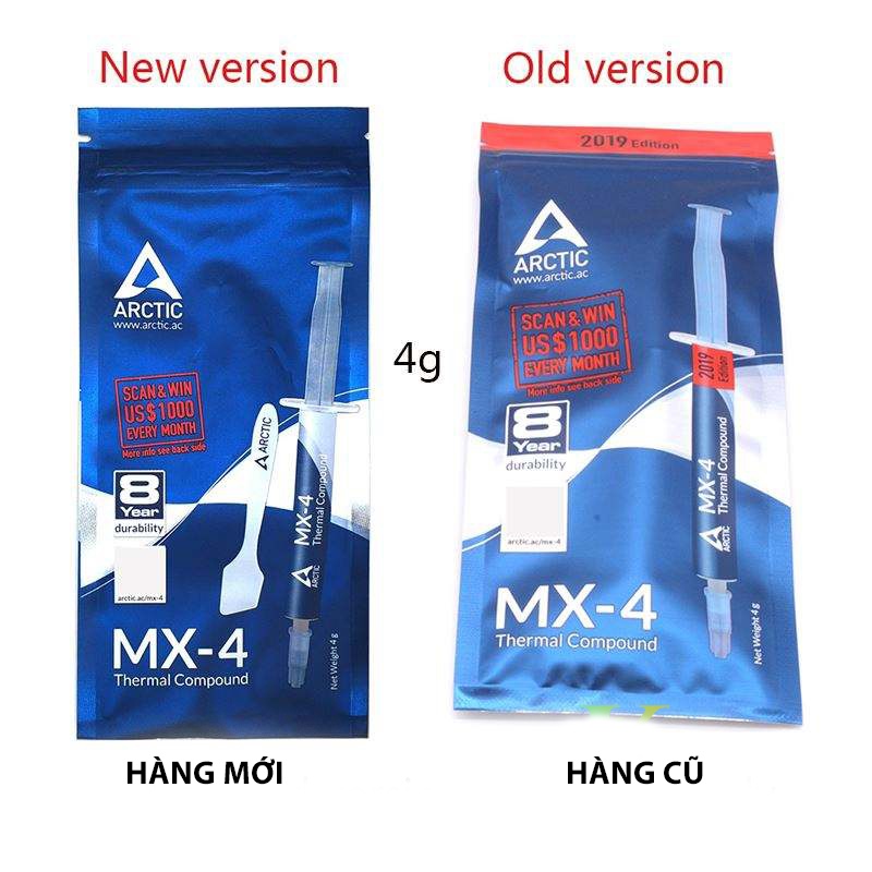 Keo Tản Nhiệt MX 4 Dành Cho Máy Tính, Laptop