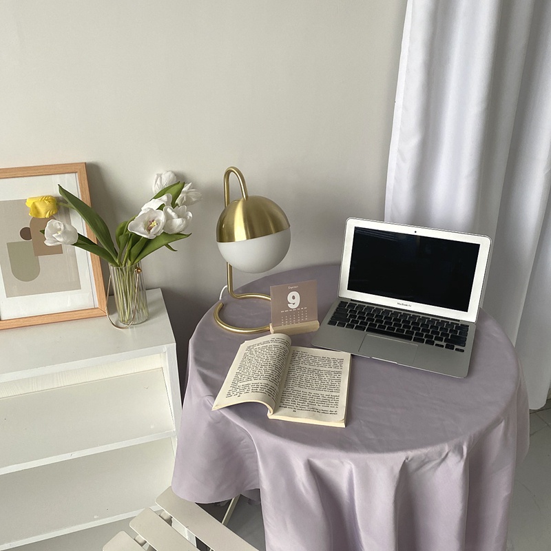 Khăn trải bàn chống bụi phong cách retro xinh xắn