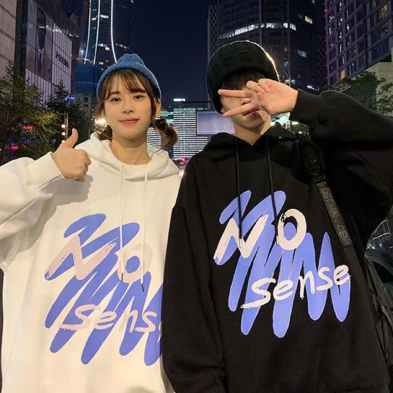 Áo nỉ bông nam nữ unisex , áo hoodie Sen có mũ 2 lớp dày mịn ấm free size phom rộng, phong cách hàn quốc in chữ siêu đẹp