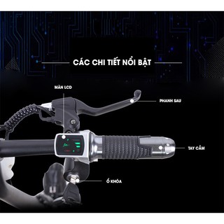 Xe Điện Gấp Gọn ADIMAN A1. Xe Điện Mini (Pin Lithium 48v-15A)