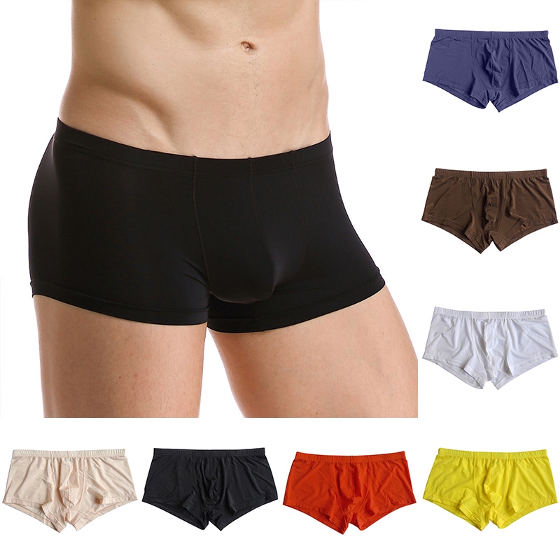 Quần lót boxer nam nữ co dãn bằng vải Spandex co dãn