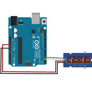 Module Led 7 Thanh TM1637  Hiển Thị Kiểu Thời Gian