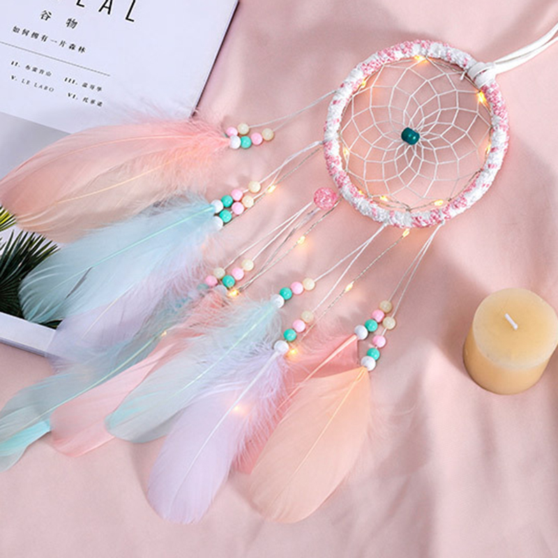 Dreamcatcher Hình Trái Tim Phong Cách Ấn Độ Làm Quà Tặng Sinh Nhật