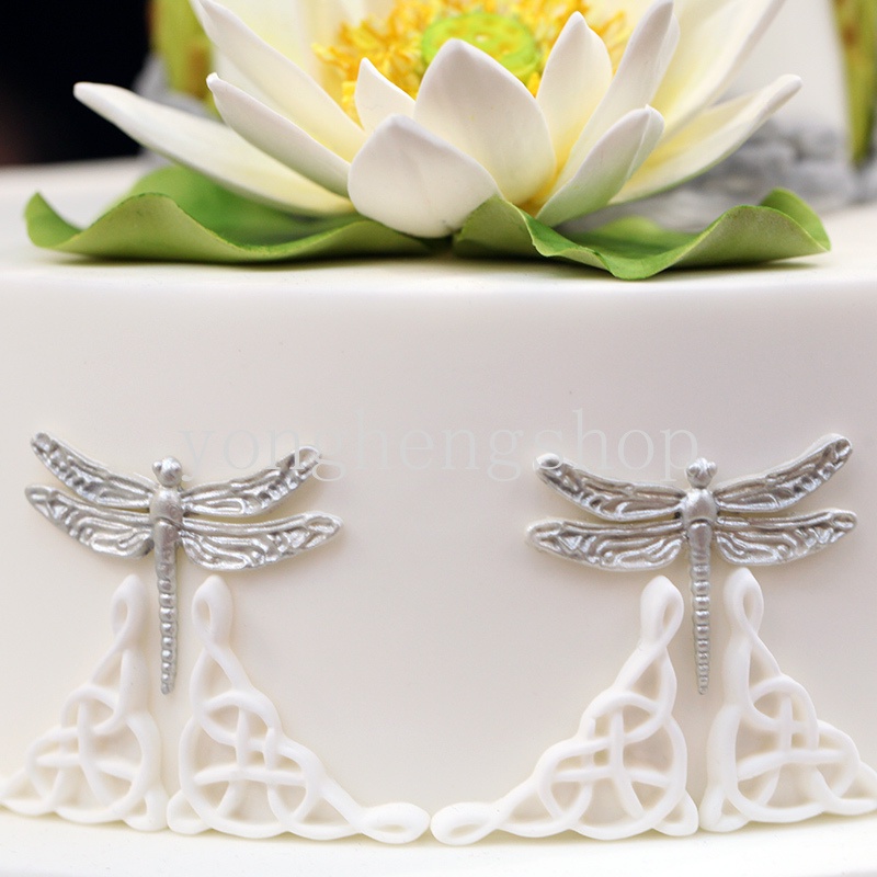 Khuôn Silicone Tạo Hình Làm Bánh Kẹo Hình Chuồn Chuồn DIY