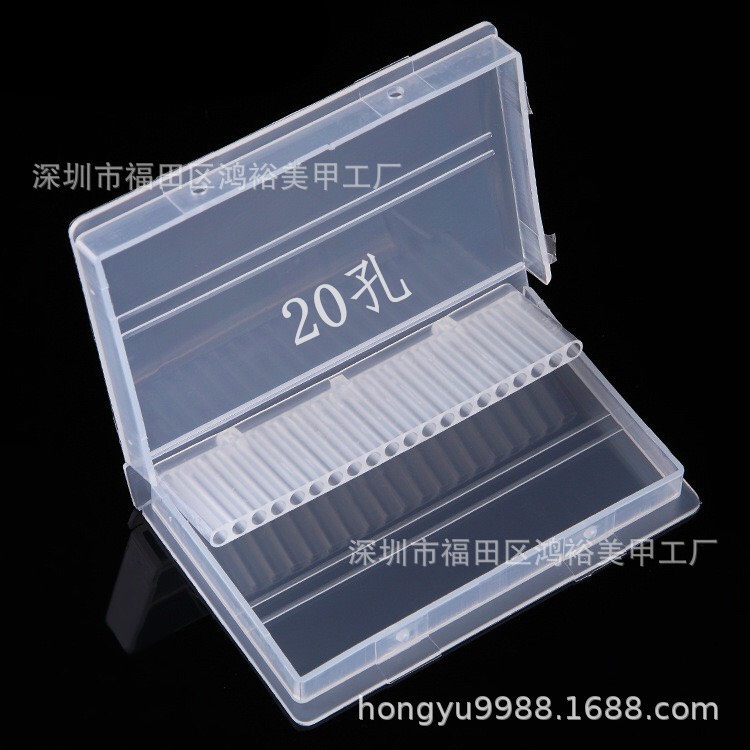 Hộp đầu mài móng nail, đựng đầu mài