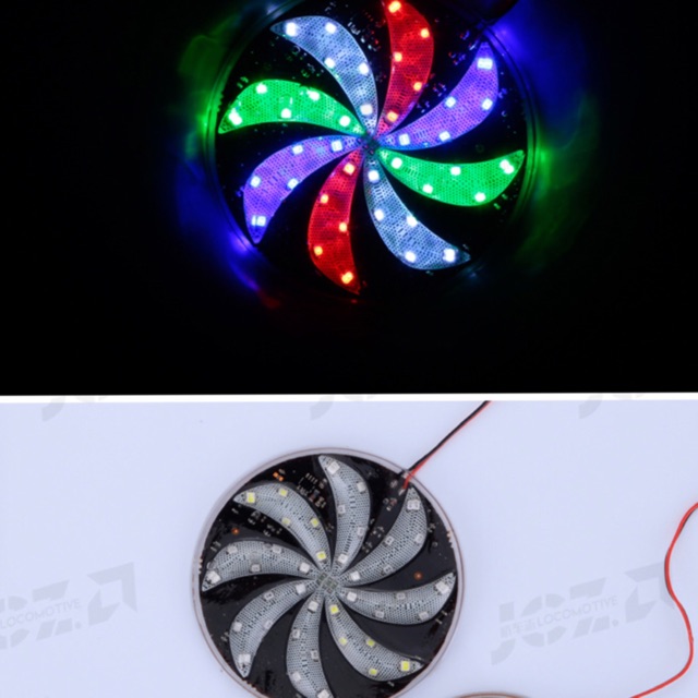 Đèn led xoay 12V cho ô tô xe tải xe máy