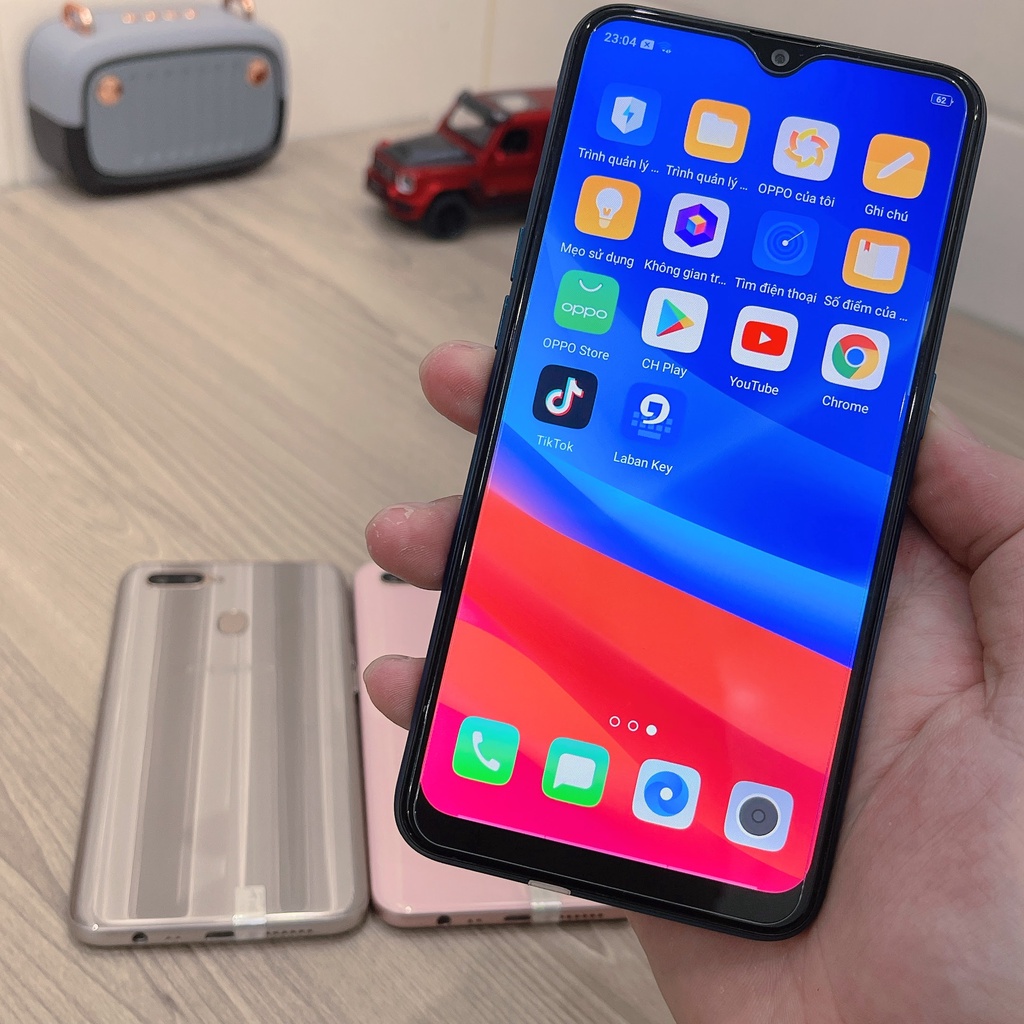 Điện thoại OPPO A7 màn 6.2 giọt nước - Snap 450 ram 4G 64G