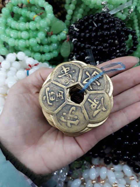 Đồng tiền xu hoa mai  5 cánh may mắn tài lộc loại tốt | BigBuy360 - bigbuy360.vn