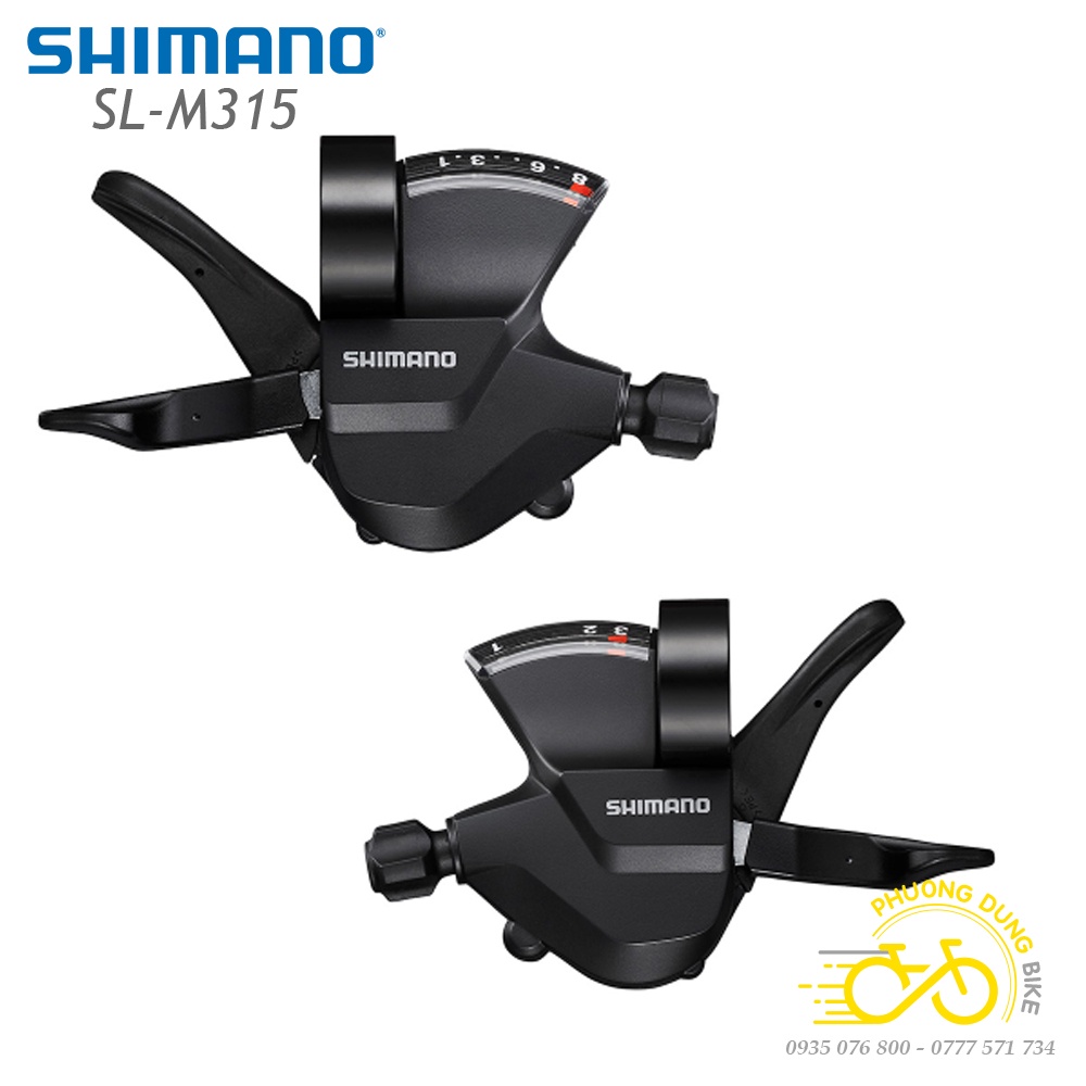 Tay đề bấm xả xe đạp SHIMANO SL-M315 - Hàng Chính Hãng