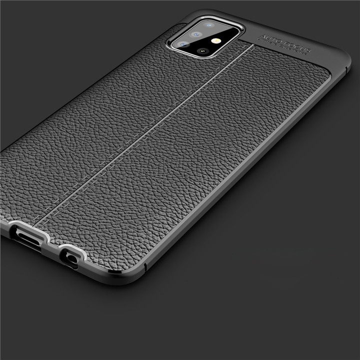 Ốp lưng Samsung Galaxy A31, A51, A71 Silicon giả da Auto Focus
