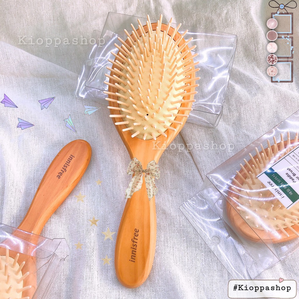 Lược gỡ rối tóc innisfree Paddle Hair Brush