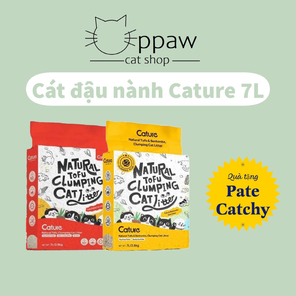 Cát Đậu Nành Cature - Cát Vệ Sinh Cho Mèo
