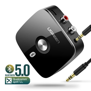 Ugreen bộ nhận tín hiệu âm thanh bluetooth rca 5.0 aptx ll 3.5mm cho tv xe hơi rca bluetooth 5.0 3.5