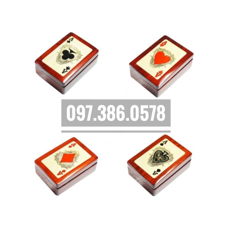 HỘP ĐỰNG BÀI TÂY GỖ BÀI TAROT