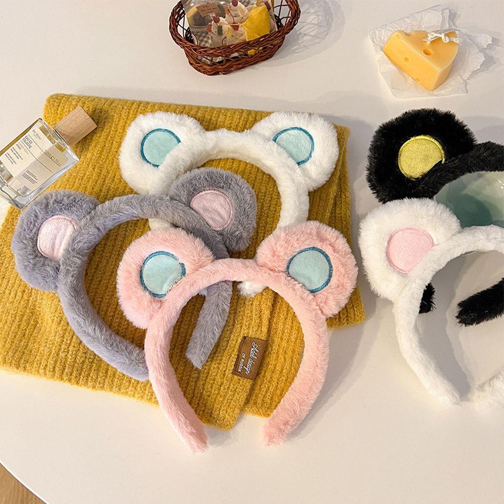 Băng Đô Tai Gấu Mềm Mại Chống Trượt Tiện Dụng Rửa Mặt Cho Nữ