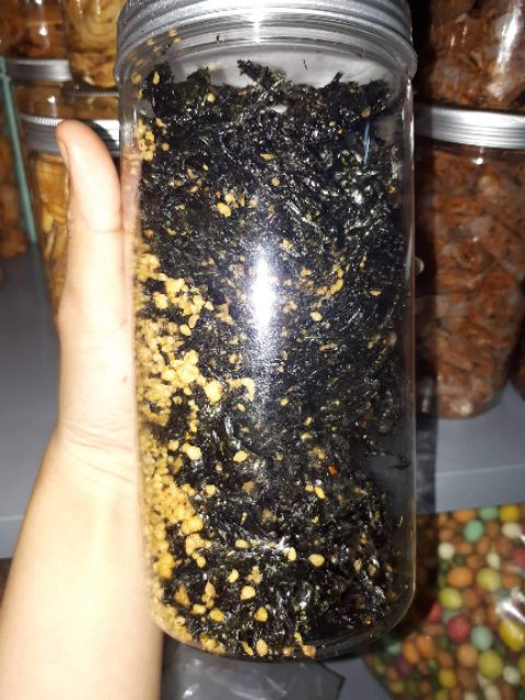 Hủ 150gram rong biển cháy tỏi