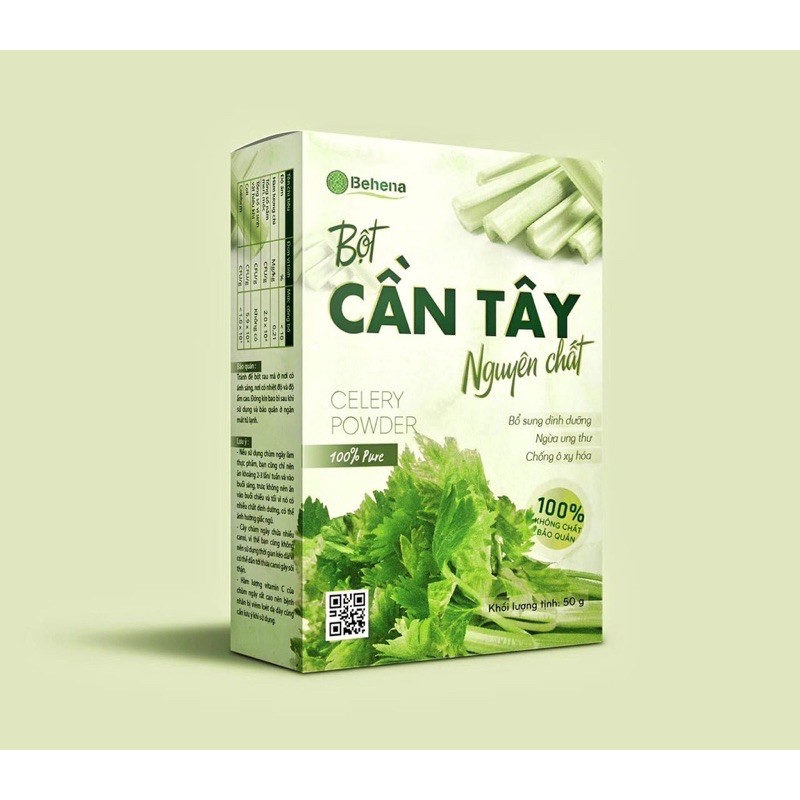 Bột cần tây sấy lạnh Behena 50gr giảm cân, làm đẹp da