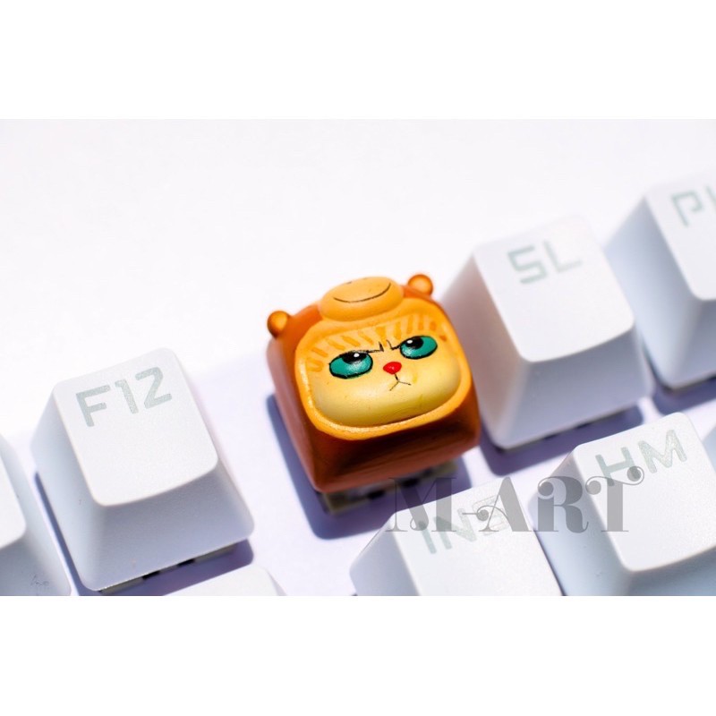 Keycap - Nút Bàn Phím Gaming - Nút Bàn Phím Cơ Mặt Mèo Hờn Dỗi  - Khỉ Con - KC027