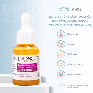 Serum chống lão hóa chứa nọc rắn Balance Snake Venom Wrinkle Freeze 30ml [NHẬP KHẨU CHÍNH HÃNG 100%]