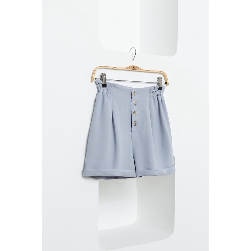 Quần Short Nữ Cạp Chun Gấu Lơ Vê Vienne Tran V64S21Q016