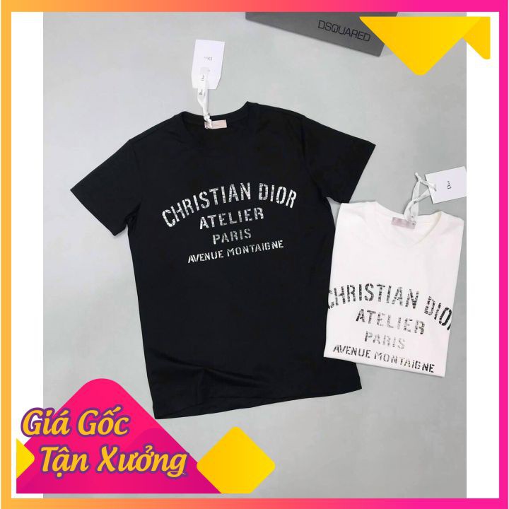 Áo Thun Nam Tay Ngắn Áo Phông Nam Cổ Tròn Thời Trang Cao Cấp Atelier Paris