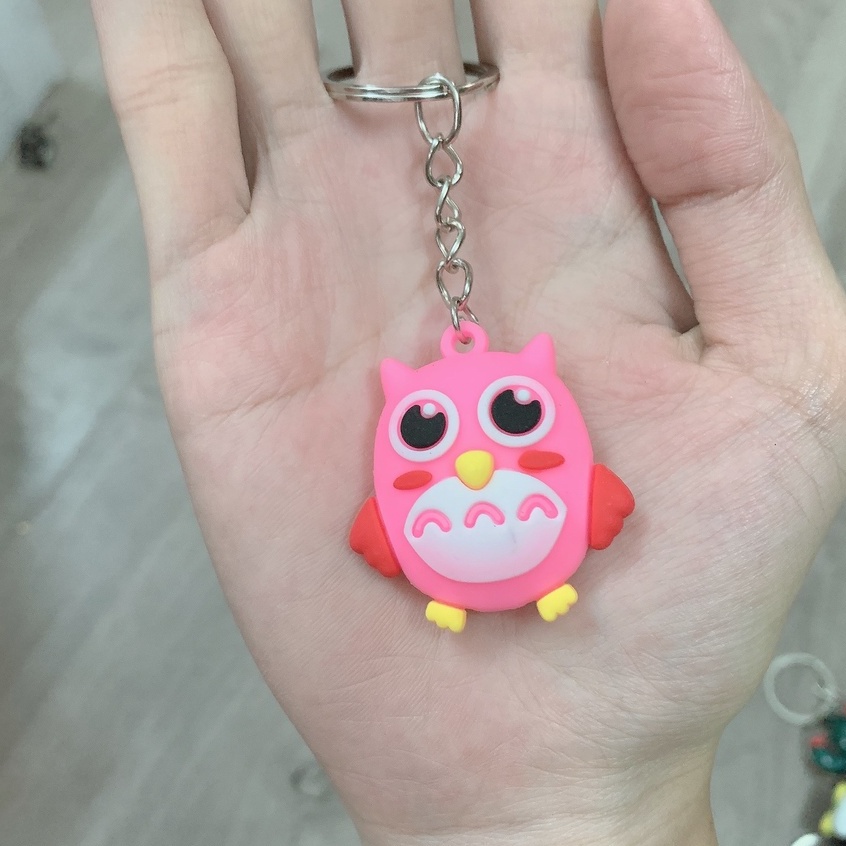 Móc khóa xe máy cute 12 con giáp, móc chìa khóa đẹp treo balo túi xách độc lạ dễ thương