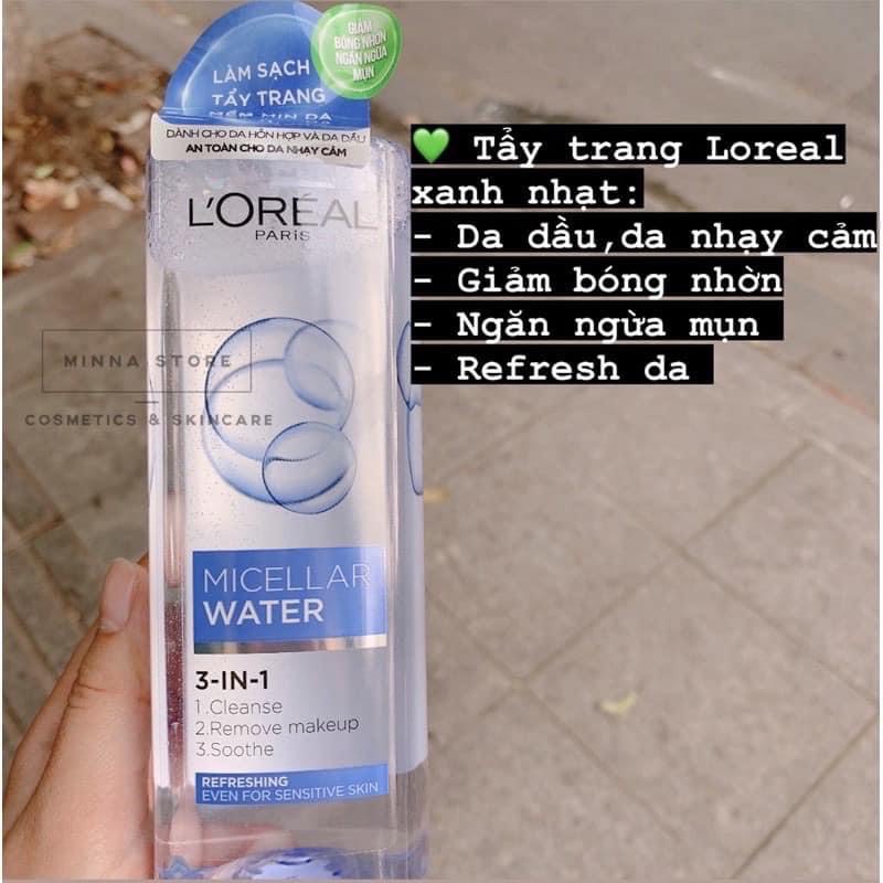 [chuẩn auth] Nước tẩy trang Loreal ẩm mượt da 400ml (có tem phụ)