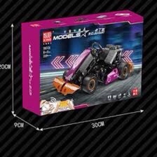 Lắp ráp rắp mô hình Technic - Mould King 18026 ( Xếp Hình Xe Đua Có Điều Khiển 289 Mảnh )