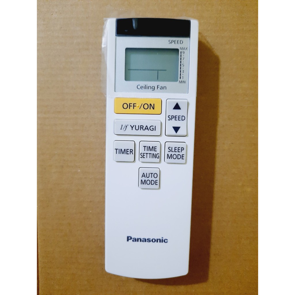 Remote Điều khiển quạt trần Panasonic F60TAN1610ZM- Hàng mới chính hãng Panasonic 100% Fullbox Tặng kèm Pin