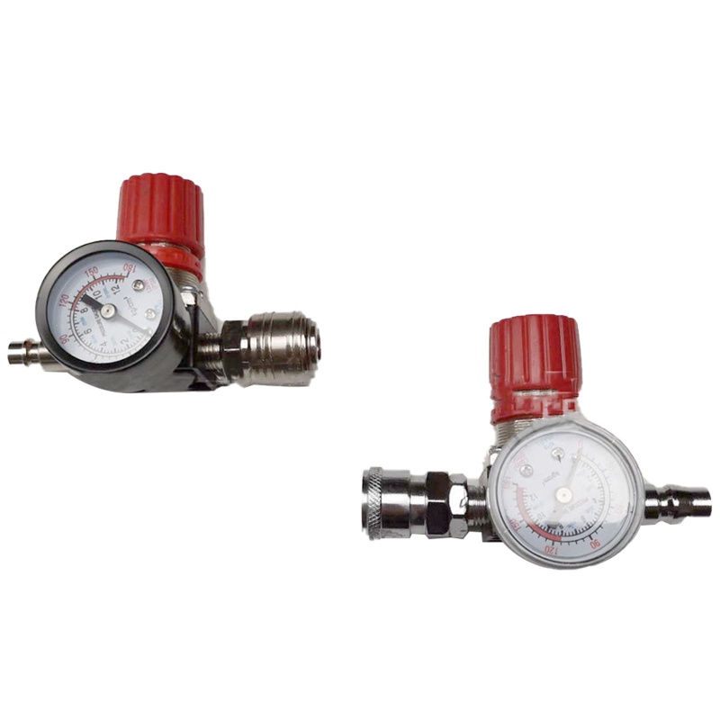 Công Tắc Điều Khiển Áp Suất Khí Nén 3 Lỗ Kèm Đồng Hồ Đo Thay Thế Acc