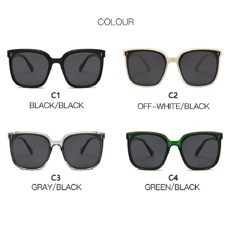 Kính Mát Gọng Vuông Phong Cách Retro Thời Trang Cho Nam Nữ