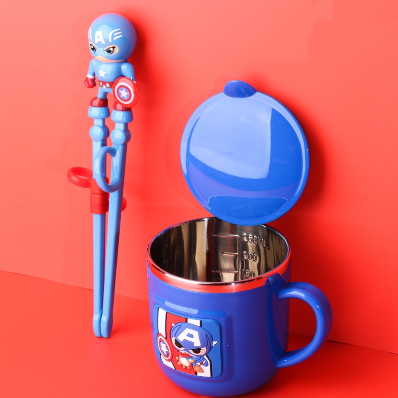 đũa cho bé Tập Ăn Thiết Kế Nhân Vật người nhện Đội trưởng Mỹ 3D Dễ Thương Cho Bé đũa tập ăn đũa ăn cho bé bộ ăn dặm đũa em bé đũa tập gắp cho bé đũa tập ăn cho bé