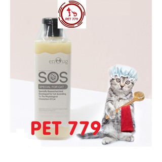 Sữa tắm SOS 530ml -  Dành riêng cho mèo, phù hợp với da và lông, giúp chúng có bộ lông mềm mượt và thơm lâu