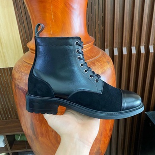 Giày cao cổ Ankle boots Da bò nhập khẩu