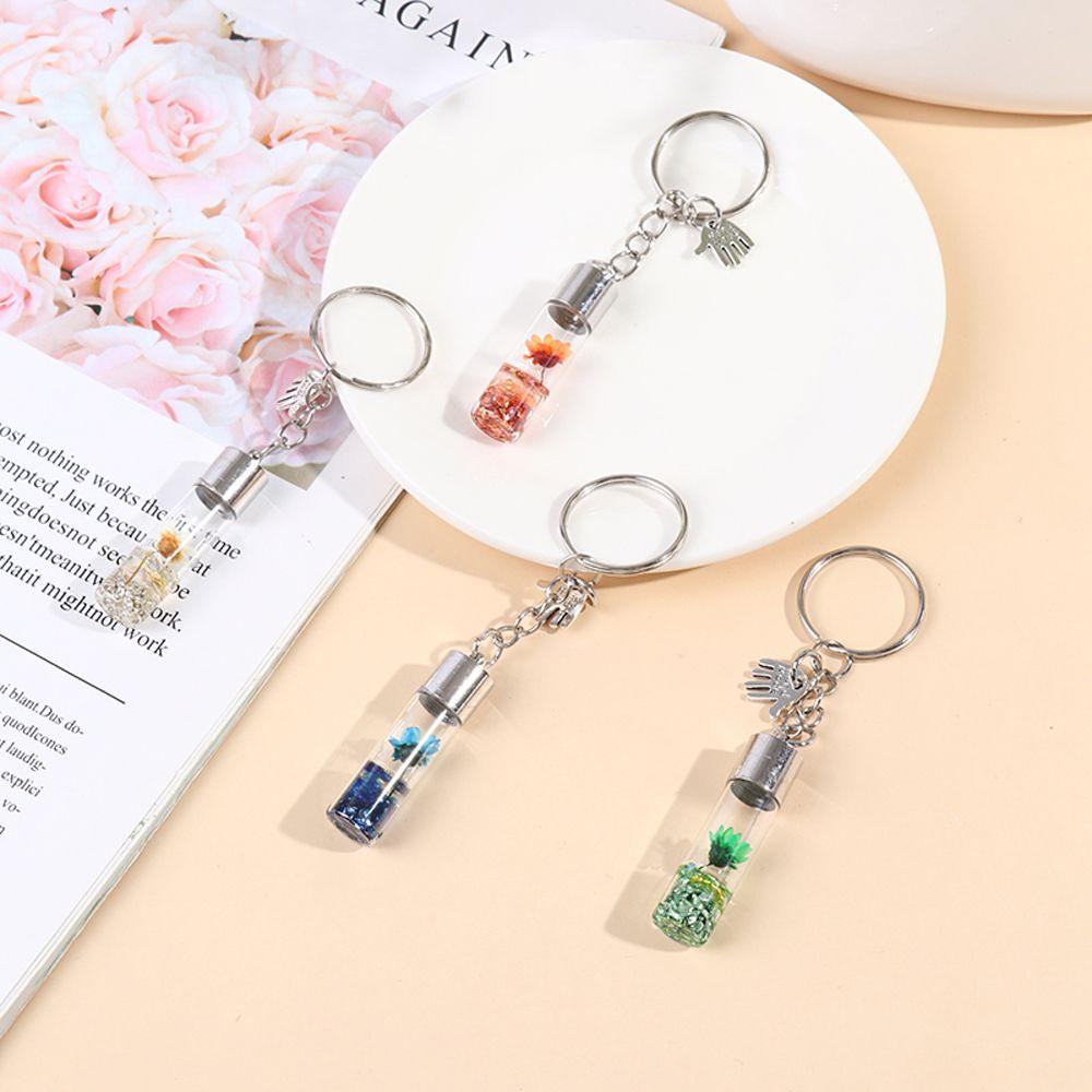 LANFY Móc Chìa Khóa Xe Hơi Họa Tiết Hoa Vĩnh Cửu Thời Trang Dành Cho Cặp Đôi