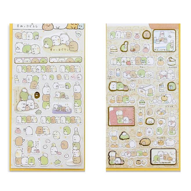 S1 sticker trang trí dán sổ dán điện thoại sticker dễ thương sticker sumikko