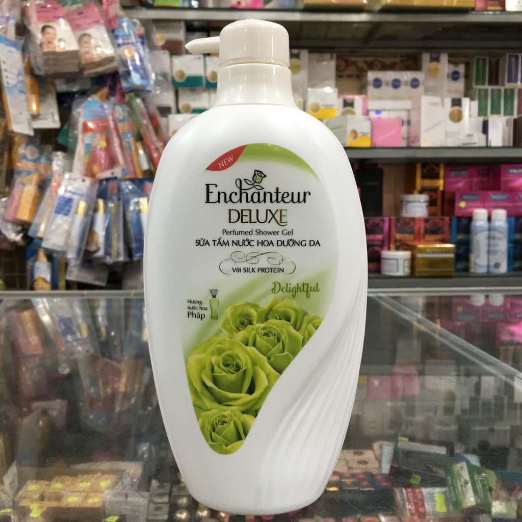 Sữa tắm nước hoa dưỡng da Enchanteur delightful 650g