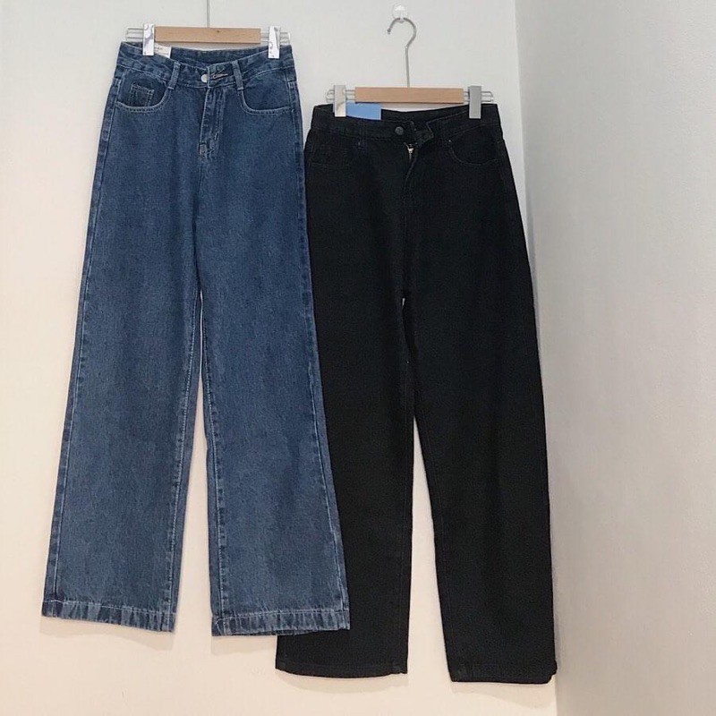 QUẦN JEANS SUÔNG TRƠN BASIC (3 màu) [fs50k] | BigBuy360 - bigbuy360.vn