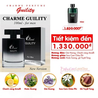 Nuoc hoa nam guilityy - nam tính mạnh mẽ