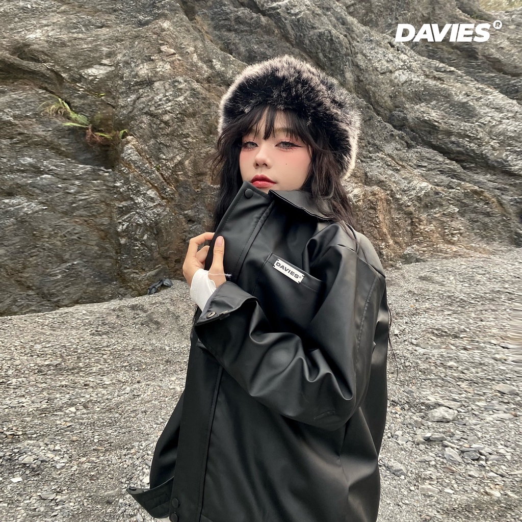 Áo khoác da nam nữ form rộng Oversized Leather Jacket local brand DAVIES| D15-AK35