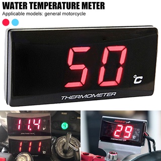 2022 ○✼✢Máy đo nhiệt độ nước xe máy đa năng Cảm biến nhiệt độ nước kỹ thuật số Nhiệt kế ẩm kế Phụ kiện cho xe máy