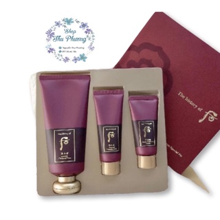 tuýp sữa rửa mặt whoo đỏ full 180ml ( tách set)