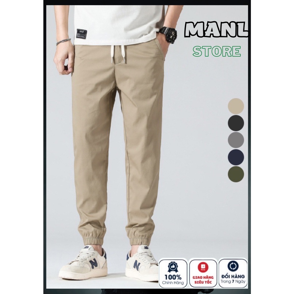 Quần jogger nam Vải Kaki Hàn Cao Cấp, Quần kaki Jogger Nam phong cách năng động trẻ trung