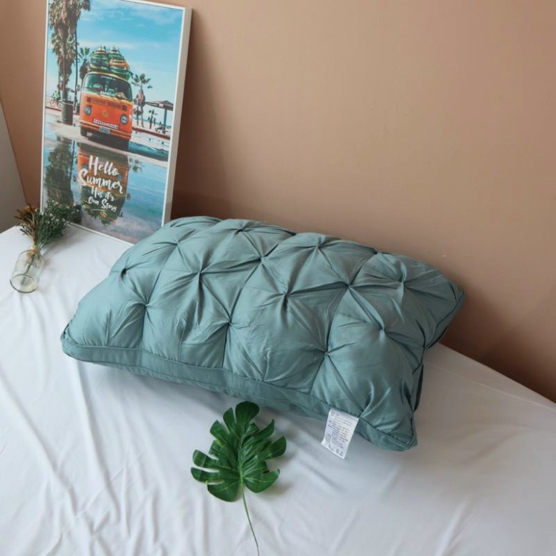 Ruột Gối nằm, 2 ruột gối  bông dúm lông vũ cao cấp (Hàng chuẩn loại 1) kích thước 48x74cm