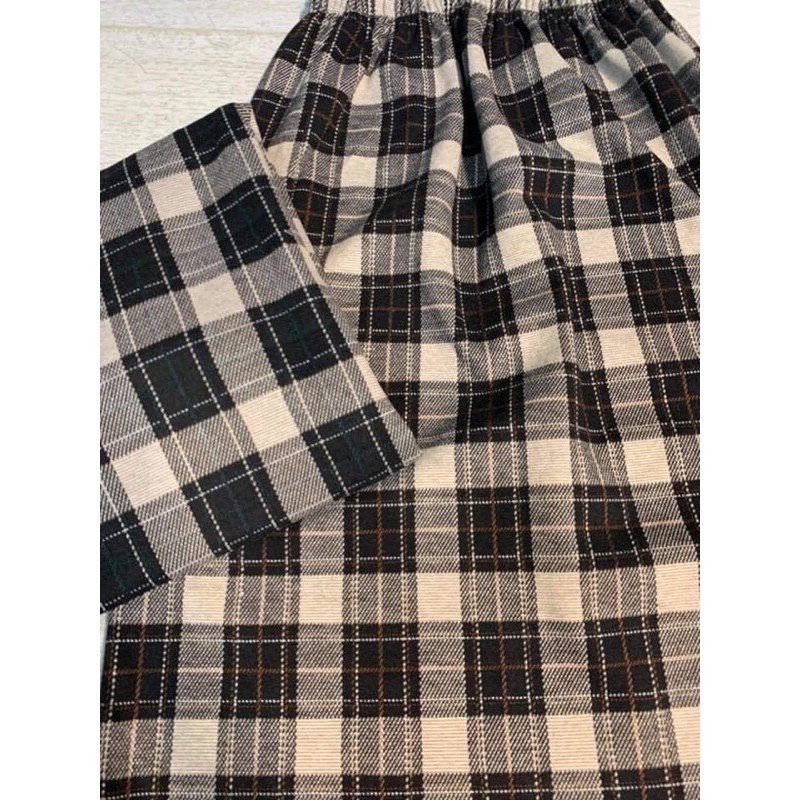 Chân váy dài chất dạ Quảng Châu dáng suông Chân váy kẻ chất dạ vintage phong cách Hàn Quốc CV12 | BigBuy360 - bigbuy360.vn