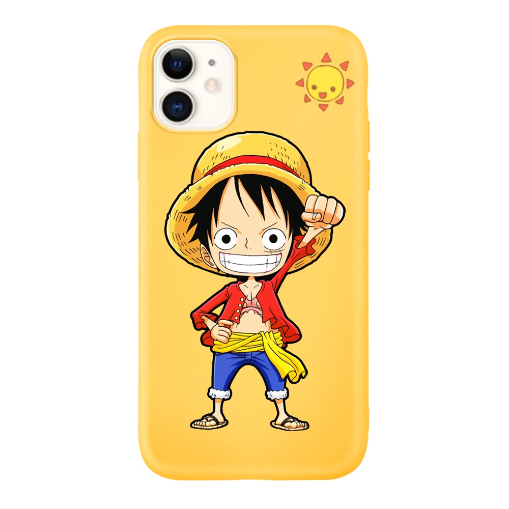 Ốp điện thoại bằng silicon in họa tiết hoạt hình One Piece cho  IPhone 13 13Pro 13Promax 12 12Pro 12Promax  11 11ProMax 7 8 SE 2020 7Plus 8Plus X XS XR XSmax