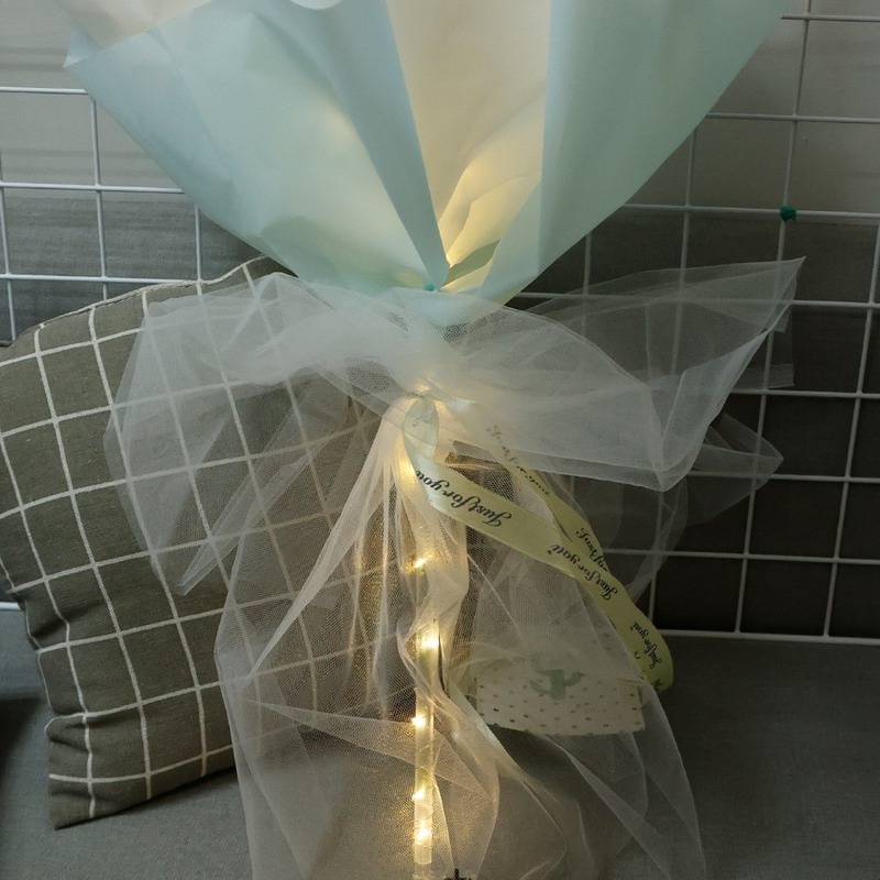 1 bộ bóng bay có đèn LED trong suốt dùng trang trí tiệc